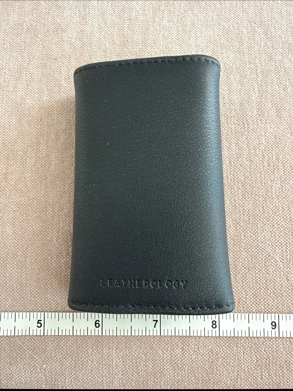 Black Leather Key Case for Men